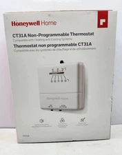 HONEYWELL CT31A NON-PROGRAMMABLE THERMOSTAT 1H/1C SINGLE STAGE HEATING/COOLING