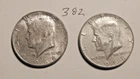 KENNEDY HALF DOLLAR,  40%  SILVER, 1968-D,  1968-D,---382