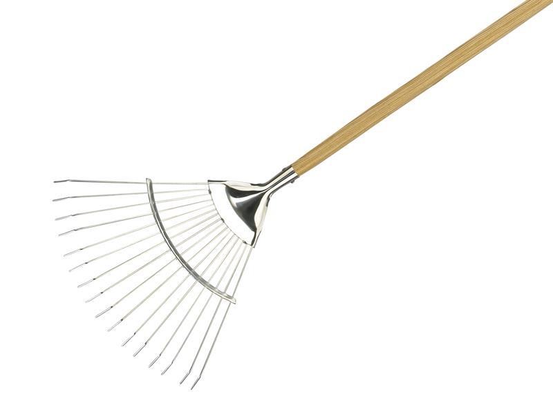 Kent & Stowe Stainless Steel Lawn & Leaf Rake, FSC® K/S70100062 - Image 2