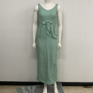 Robe Smock Vintage Bonwit Teller Taille 4 Fille Bleu Vichy - Occasion Très Bon état