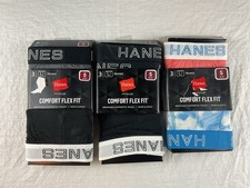 3 Packs Men  s Hanes Premium Comfort Flex Fit Trunks Underwear Size Small 9 Pair