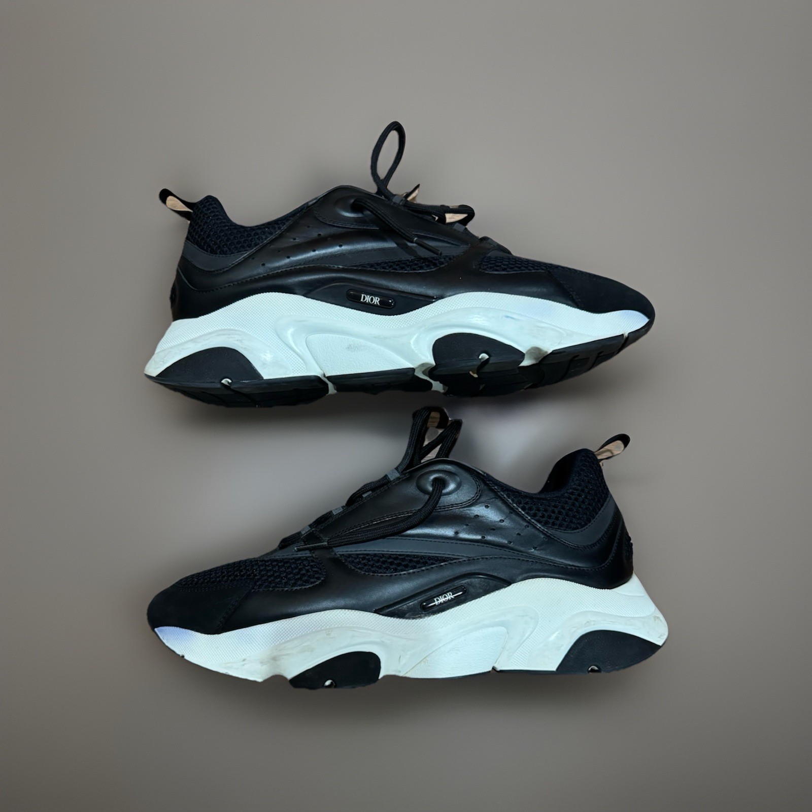Size 13 / EU 47 - Dior B22 Black White - 3SN231ZHM-H960