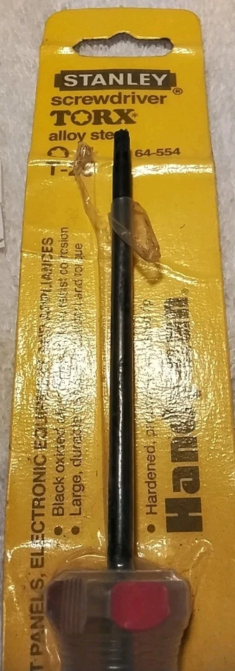 64-554 STANLEY T-25 DESTORNILLADOR TORX "MANITAS" EE. UU. 🇺🇸 Foto 2 de 4