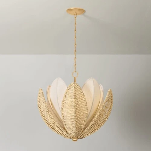 Corbett Lighting 513-24 Costa Brava 5 Light 24"W Pendant - Gold - Picture 3 of 4