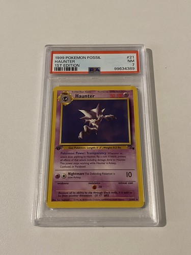 Haunter (1st Edition) graded PSA 7 for sale on eBay