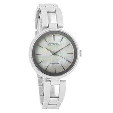 Citizen Eco-Drive Axiom Women's Silver Dial Watch EM0630-51D