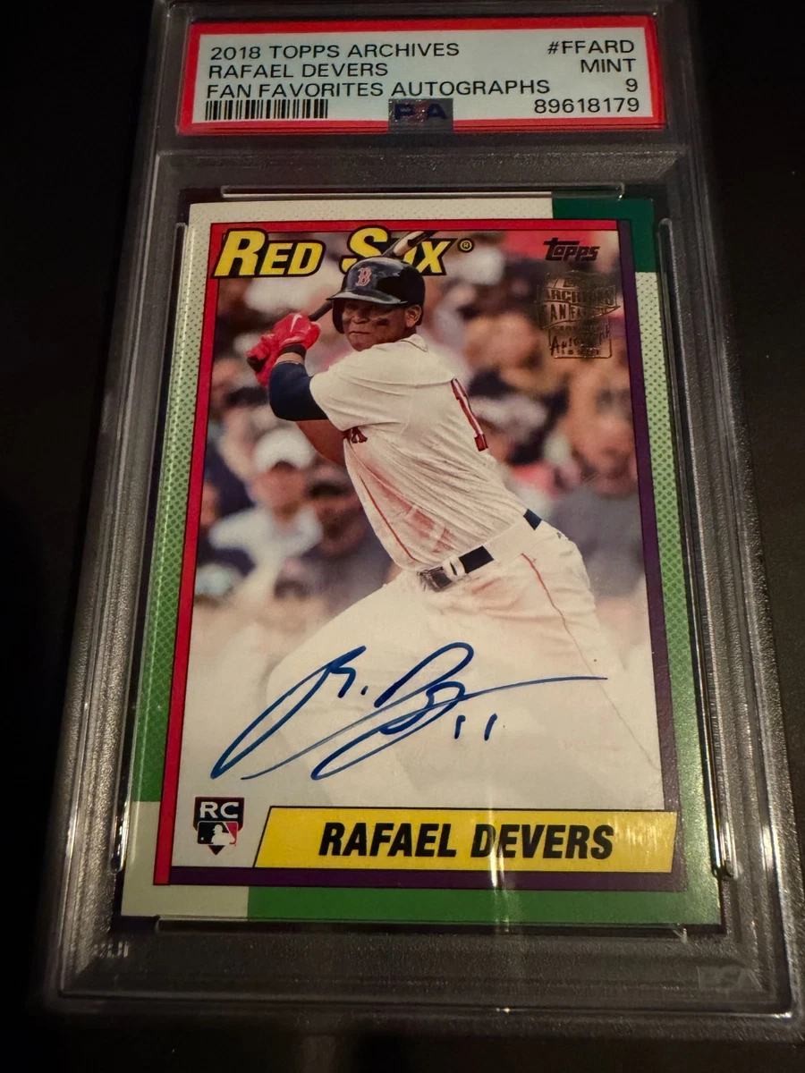 Rafael Devers 9 Graded Baseball Sports Trading Cards & Accessories
