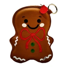 Bath & Body Works Gingerbread Man Coin Purse 2025 • HTF Online Exclusive • NWT🍪
