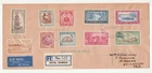 Samoa 'Registered FDC' Scott # 203-212 "10 MR 52" To: New Zealand