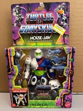MOTU TMNT Turtles Of Grayskull Mouse-Jaw With Mouser Baf Metal-Boto Target NEW