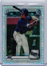 2020 Bowman Chrome Mojo 1st #BCP-30 Jhon Diaz Chrome Prospects Mojo