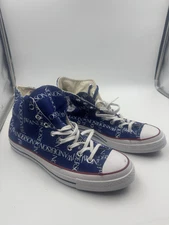 Converse J.W. Anderson x Chuck 70 Hi Top Grid Mens Size 10.5 Sneakers Shoes Blue