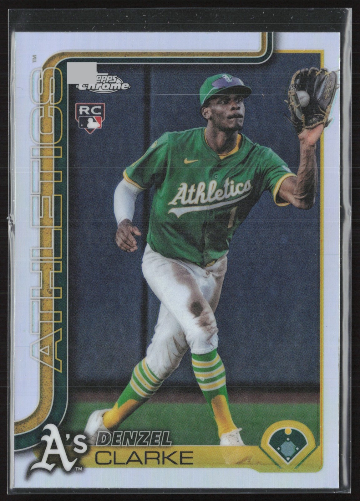 2025 Topps Chrome Update Denzel Clarke Refractor Athletics #USC15 RC