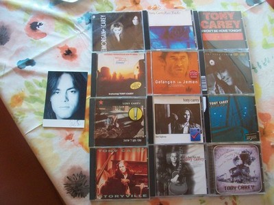 12 x CD Tony carey mega Sammlung !!!!!!!!!! plus Autogramm Top Zustand