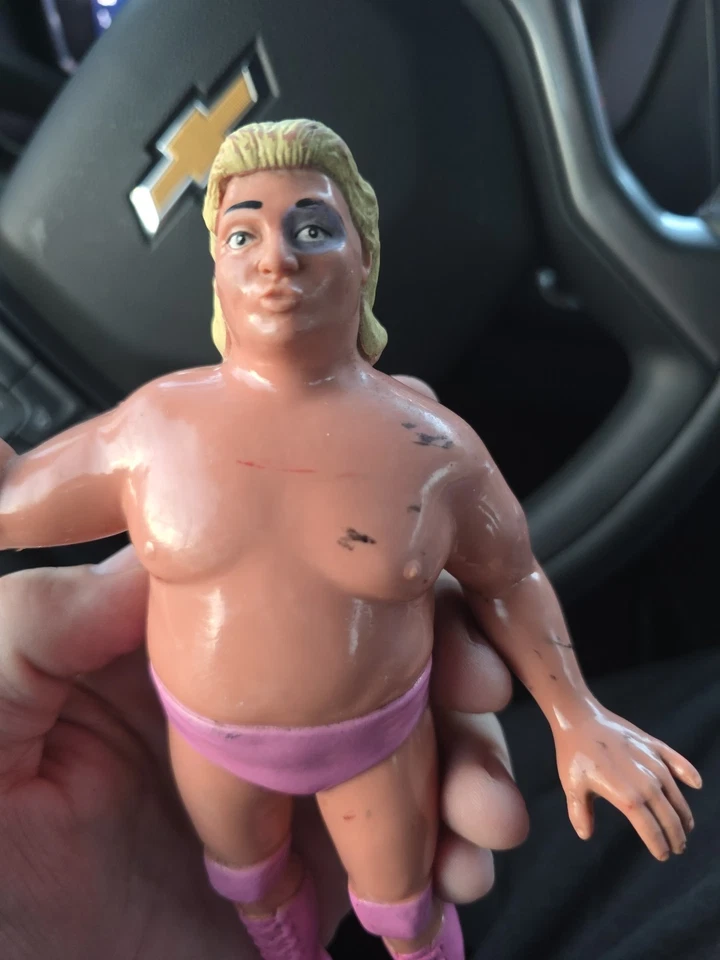 LJN Titan Sports WWF Wrestling Superstars Adorável Adrian Adonis 1987 *LEIA* - Imagem 2 de 4