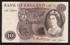GB QEII - 1964 HOLLOM B299 - £10 TEN POUNDS BANKNOTE - SUPERB NOTE