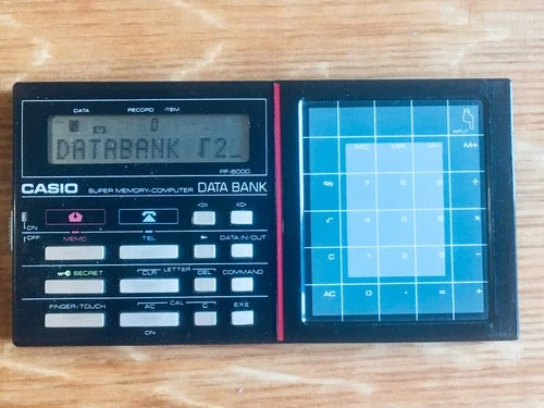 Casio PF-8000 Data Bank Tactile