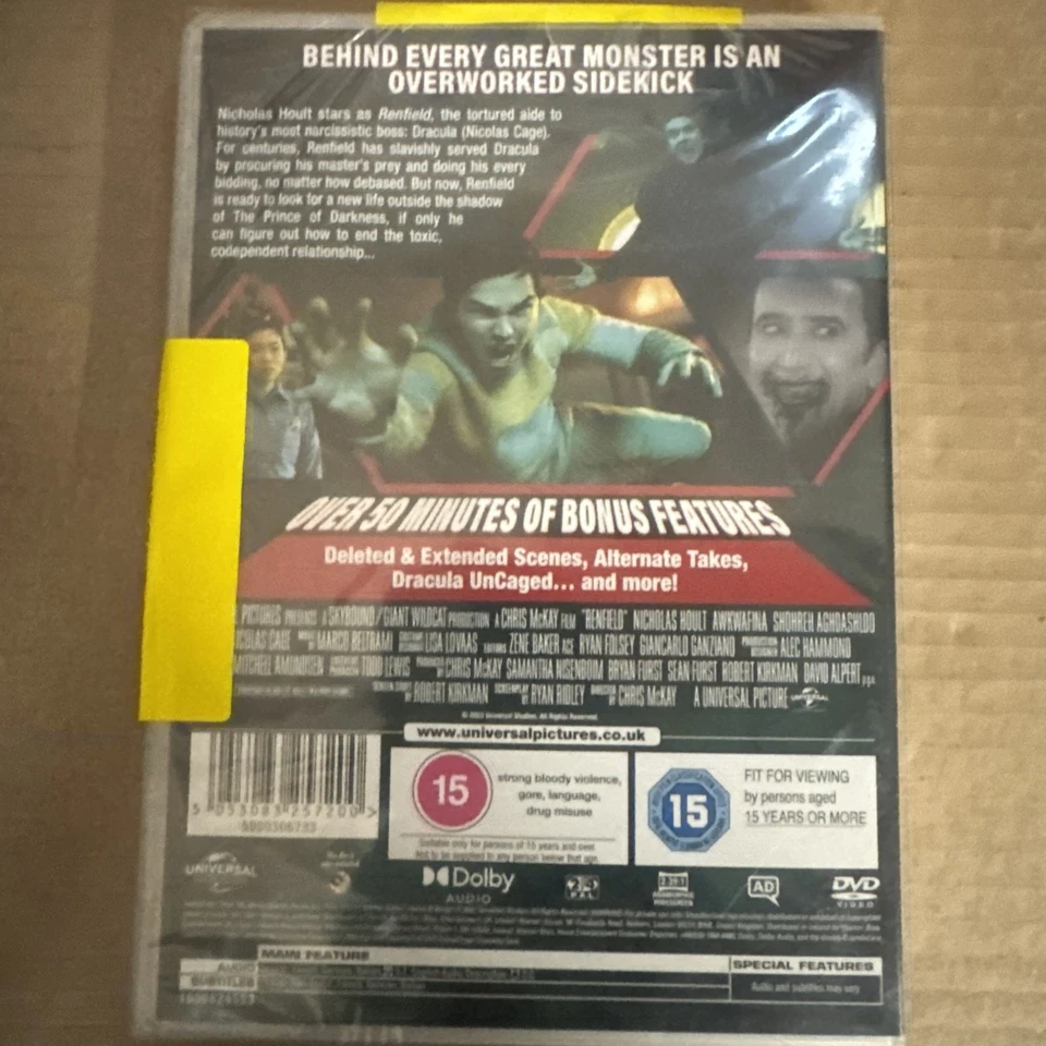 Renfield (2023) NEW SEALED DVD * SLIT ON SPINE* - Image 2 of 3