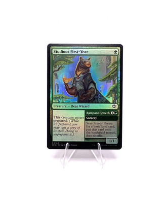 MTG Studious First-Year FOIL Strixhaven STX White Common Lifelink NM