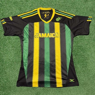 Autentic Brand LMS Sports Jamaica Soccer Jersey Sz L TBT