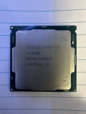 Intel Core i3-8100 3.6 GHz LGA 1151 Desktop CPU Processor SR3N5
