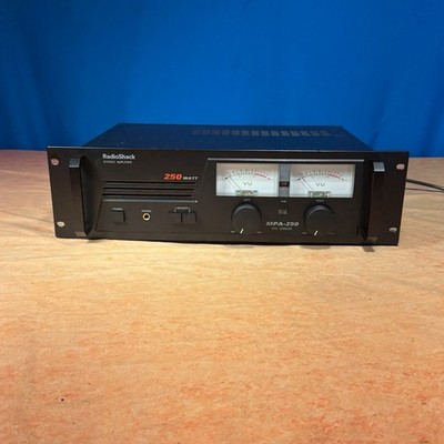 Radio Shack MPA-250 Stereo Amplifier 250WATT Fan Cooled Working 100%