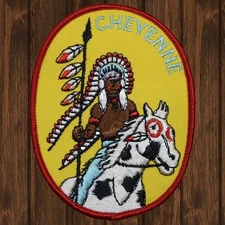 Cheyenne Embroidered Patch — Iron On