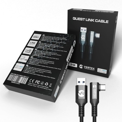 m Kabel von VortexVR USB-A zu Meta Quest Link | zu Quest 3S Quest 3 Quest 2