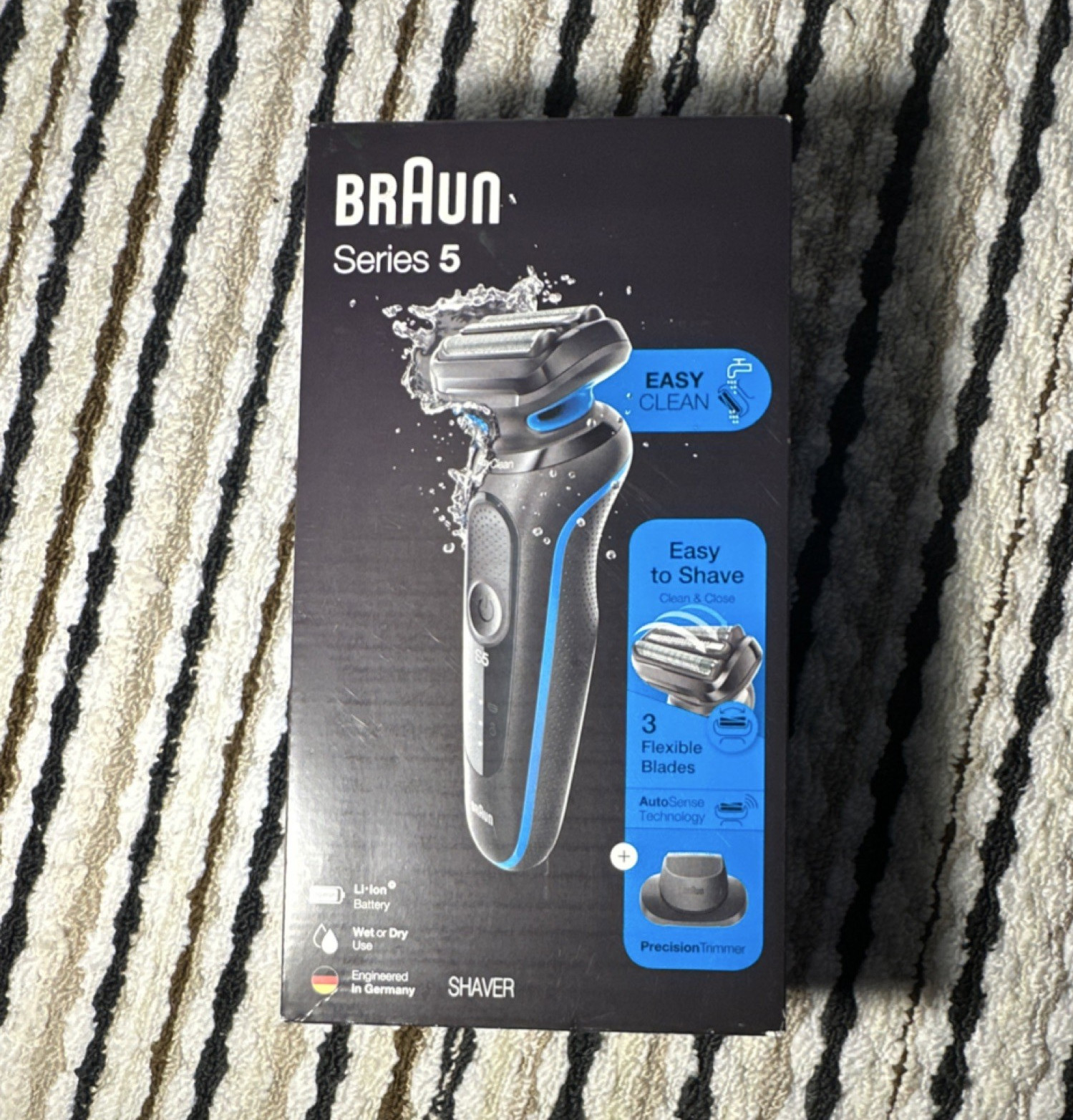 51-b1200s Black Blue Wet & Dry Rechargeable