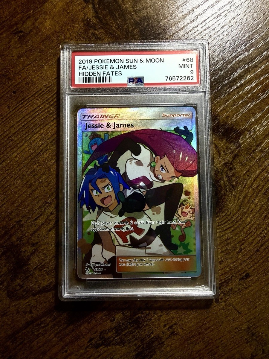 ポケモンカードゲーム Pokemon Jessie & James Full Art Card Jessie & James (Full Art) 68/68 Hidden Fates Holo for sale online