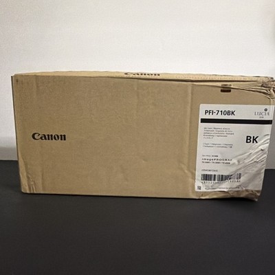 CANON PFI-710BK LUCIA INK TANK BK. NEW OPEN BOX. EXPIRED 2020