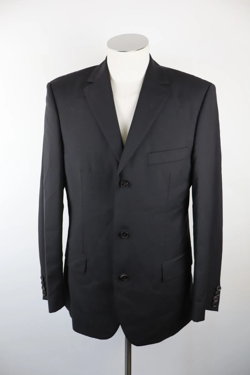 Manteau De Sport Homme Hugo Boss - Laine 100% - Taille 48L - Noir & Blanc à Motifs Check