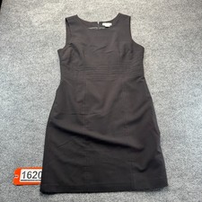 Pure Alfred Sung Black Sleeveless Sheath Dress Pleated Empire Waist Womens 12P