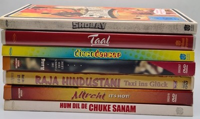 Bollywood Filme von 1975 bis 1999 Sprache Deutsch u Hindi DVD zur Auswahl