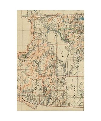 4x6 Idaho Vintage Map Field Journal / Field Notebook / Field Book / Memo Book / 