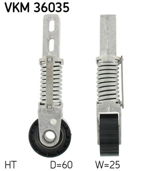 Riemenspanner Keilrippenriemen SKF VKM 36035 FüR Espace ScÉNic Renault JA0 BA0 1-image