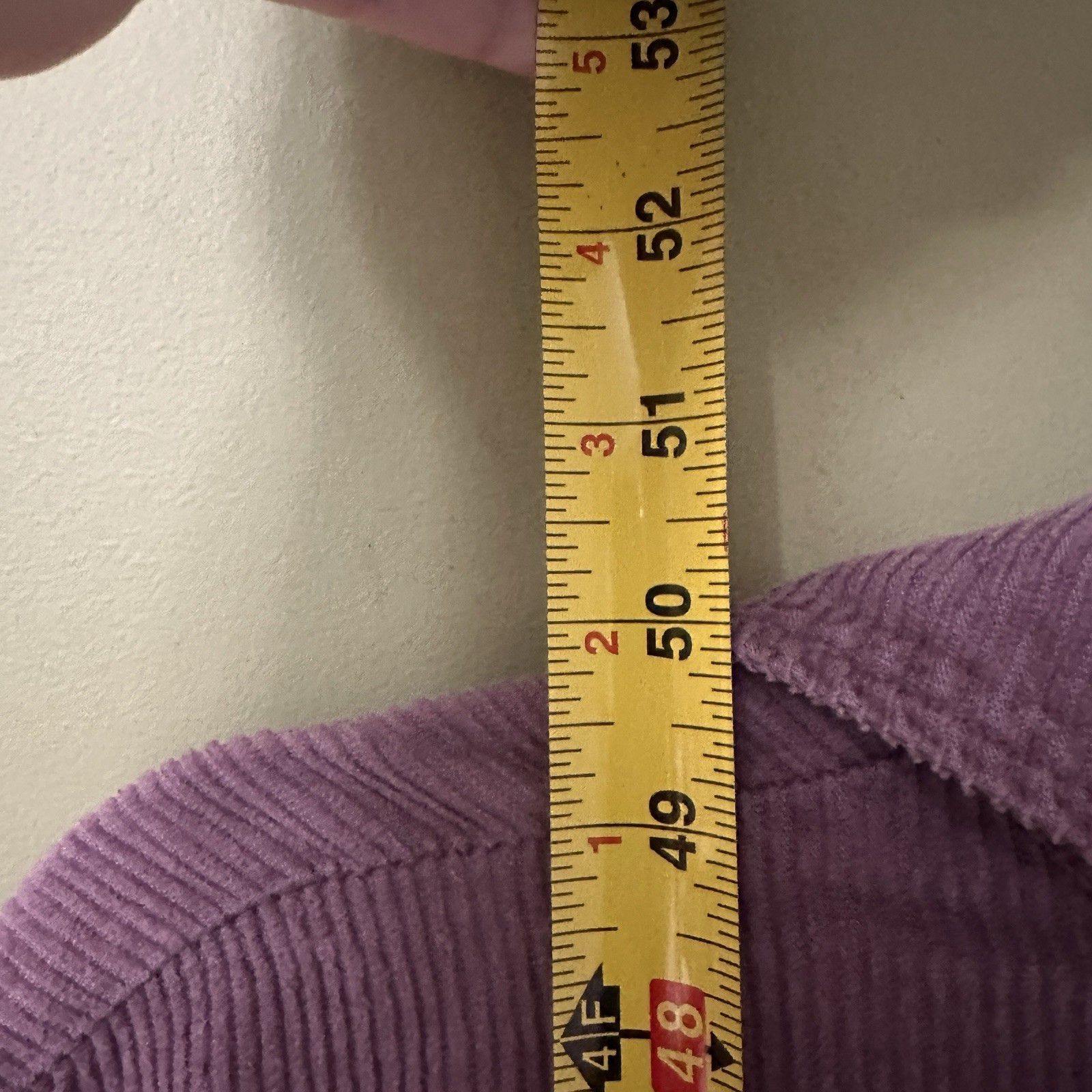 Better Than Basic Lavender Corduroy Button Front … - image 10