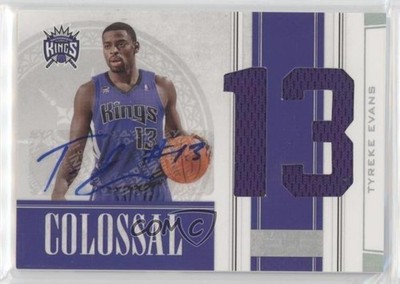 2009 Playoff National Treasures Colossal 13/49 Tyreke Evans Rookie Auto RC 0ex8