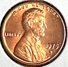 1975-D Lincoln Memorial Cent — photo from another recent sale
