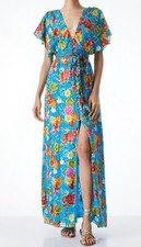 New Alice + Olivia Women's Floral Caftan Summer Bliss Dress Size 4