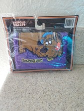 Scooby-Doo Tri-Fold Wallet 4.5" x 3.25"  PURPLE  BRAND NEW WITH TAGS
