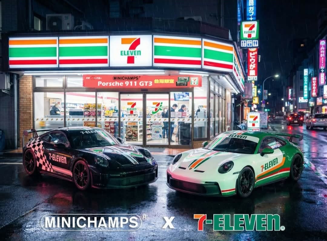 Minichamps Taiwan 7-11 Limited Porsche 911 (992) GT3 2026 (Green
