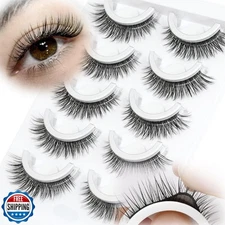 Self Adhesive Lashes False Eyelashes - Update More Stronger Pre-glued Natural