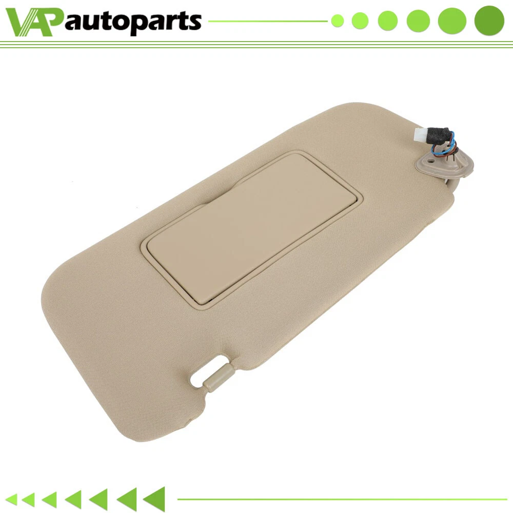 For 2009 2014 Nissan Murano Beige Left Driver Sun Visor W Sunroof