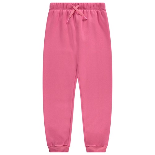 Girls Fleece Joggers 3 Pack Soft CVC Cotton Blend Pants for Kids - Rose Size 6 - Picture 3 of 4