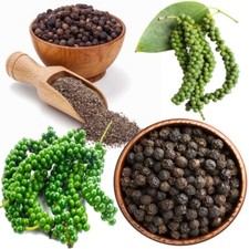 BLACK PEPPER WHOLE PEPPERCORNS Sri Lanka Ceylon spices organic natural pure