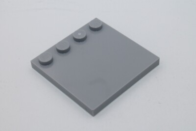 Lego 2x Fliese Platte 4x4 tile with studs 6179 hellgrau light bluish gray