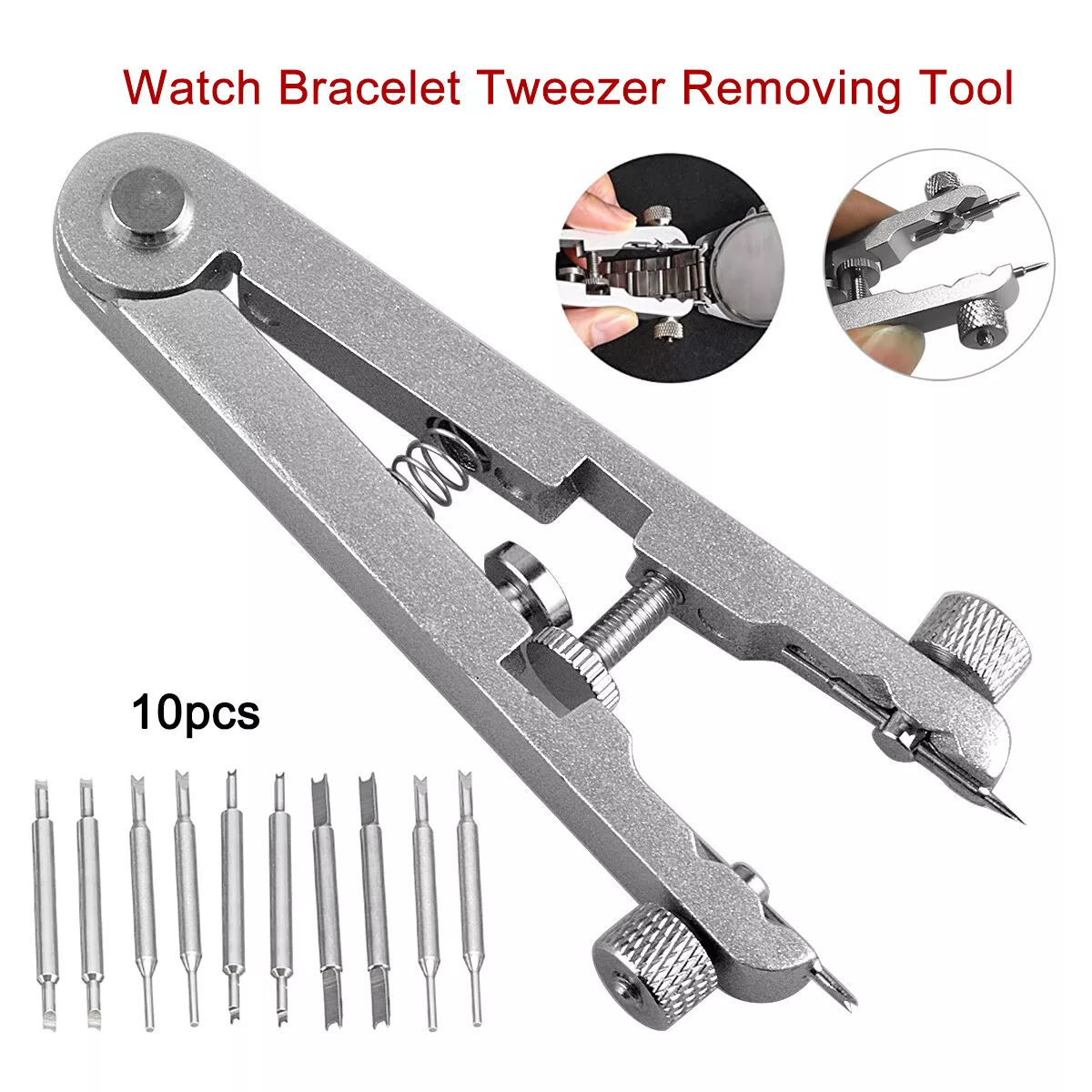 Replace Spring Bar Tweezers Removal Tool Watch Bracelet Pliers Remover  Standard