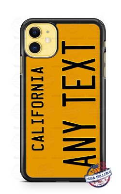 Vintage California 70's License Plate For iPhone 14 Pro Max Samsung  S22 Google