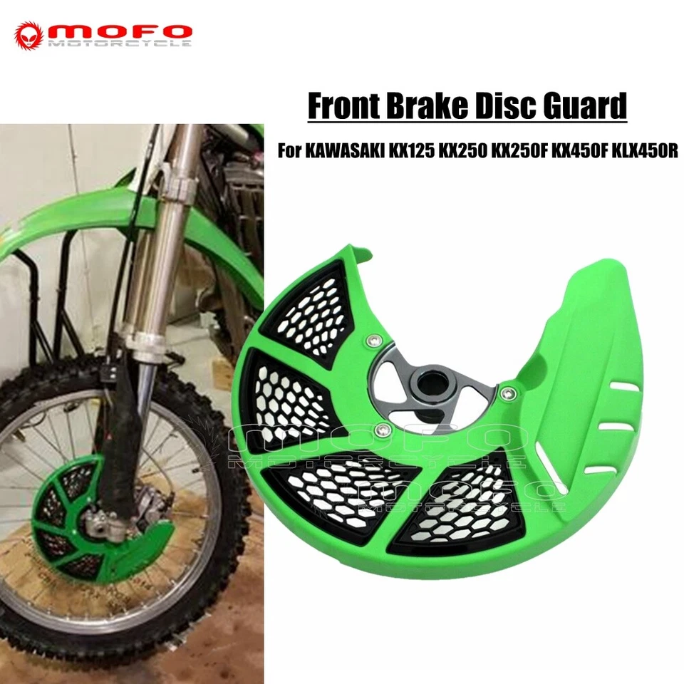 Protector de cubierta de disco delantero X-Brake ventilado para Kawasaki KX 250F/450F KX125 KX250 06+ Foto 2 de 4